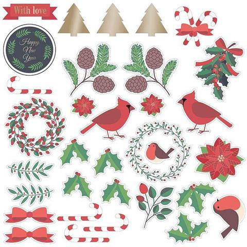 Forme Di Carta Di Buon Natale - Foto 1