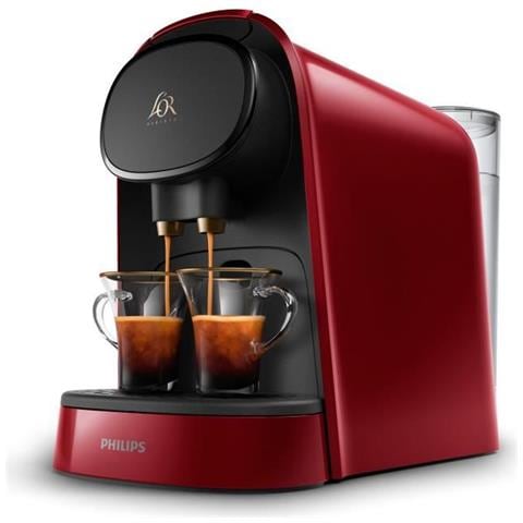 L'or Barista Lm8012/51 Doppia Macchina Da Caffè Espresso A Capsule - Rossa + 9 Capsule - Foto 1