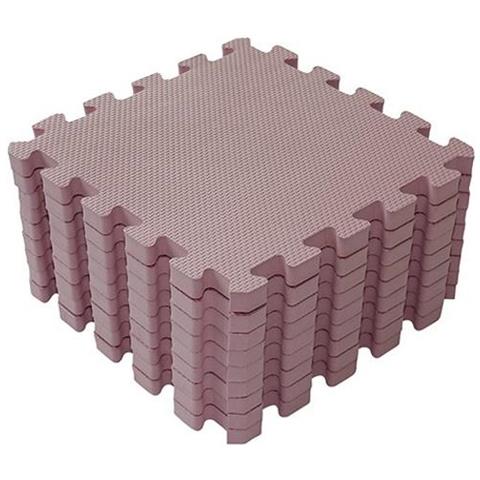 Tappetino Da Gioco Junior 90 Cm In Gommapiuma Rosa 9 Pezzi - Foto 1