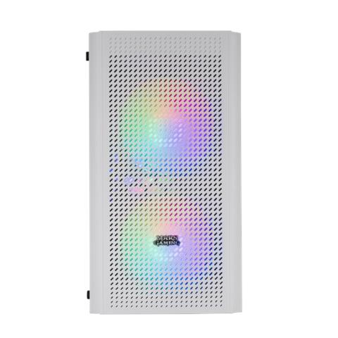 Mars Gaming Mc300w Case Micro Atx, Vetro Temperato, Mesh Frontale, Bianco - Foto 3