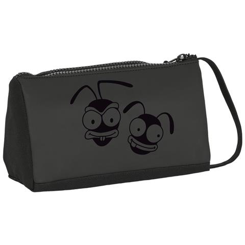 Astuccio Scuola El Hormiguero Nero (20 X 11 X 8.5 Cm) (32 Pezzi) - Foto 2
