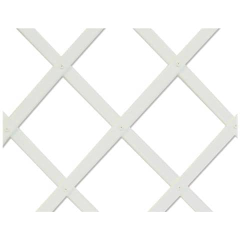 Lattice Trelliflex 1 X 2 M Bianco Pvc - Foto 1