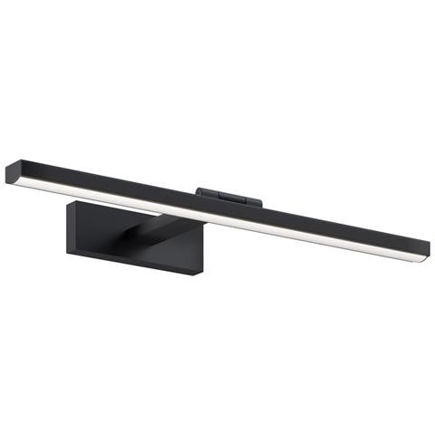 Applique Da Parete Moderno Bris Metallo Nero Acrilico 1 Luce Led 12w - Foto 1