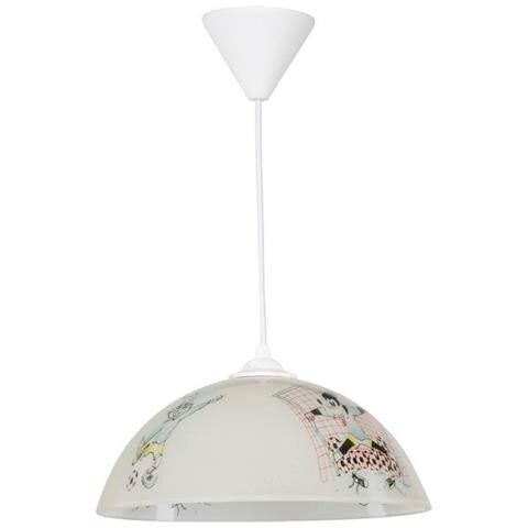 Lampada Per Cameretta Mufi Mdl4164 Vetro Bianco Con Disegni - Foto 2