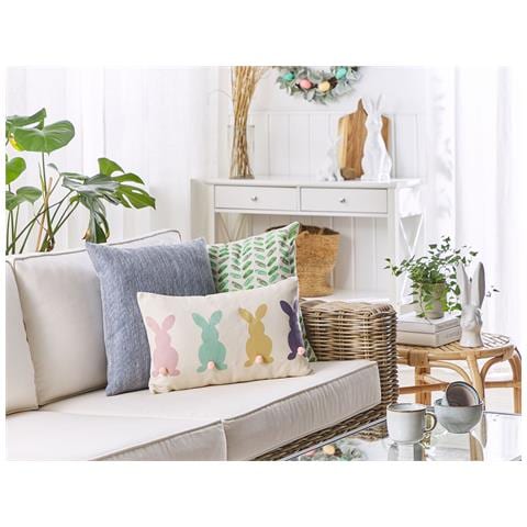 Set Di 2 Cuscini Clusia 30 X 50 Cm Beige - Foto 1