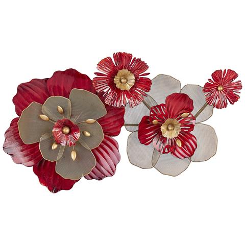 Decorazione Da Parete Oro 88 X 45 Cm Scandium - Foto 5