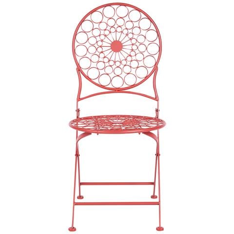 Set Bistrot Pieghevole Scario Metallo Rosso - Foto 2