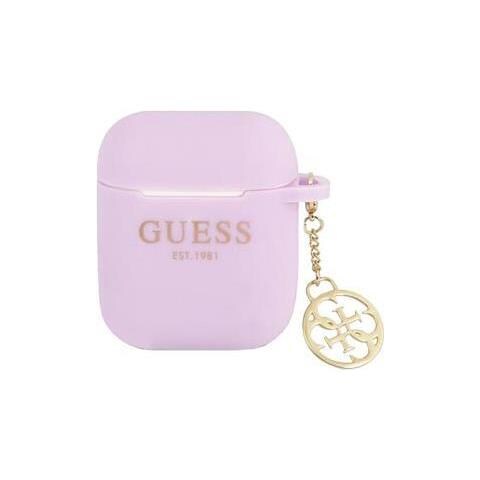 Silicone Cover 4g Charm Pink, Fr Apple Airpods 1 & 2, Gua2lsc4eu (gua2lsc4eu) - Foto 1