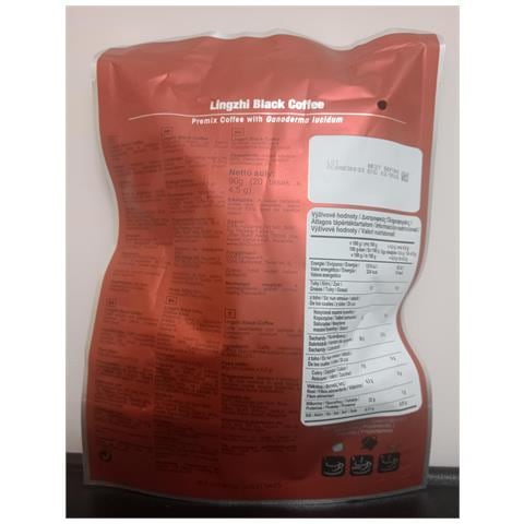 Black Coffee Caffè Nero Istantaneo Con Ganoderma Lucidum /reishi N. 20 Bustine. Lingzhi Black Coffee Dxn Non Ha Zuccheri Aggiunti E Riesce A Mantenere Il Gusto Deciso E Pieno Del Caffé. È Particolarmente Adatto Per Le Esigenze Della Società Moderna. - Foto 2