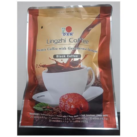 Black Coffee Caffè Nero Istantaneo Con Ganoderma Lucidum /reishi N. 20 Bustine. Lingzhi Black Coffee Dxn Non Ha Zuccheri Aggiunti E Riesce A Mantenere Il Gusto Deciso E Pieno Del Caffé. È Particolarmente Adatto Per Le Esigenze Della Società Moderna. - Foto 1