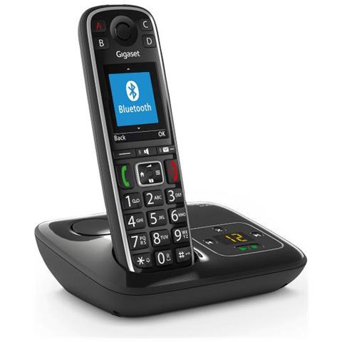 E720a Telefono Analogico /dect Identificatore Di Chiamata Nero - Foto 1