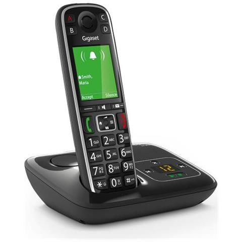 E720a Telefono Analogico /dect Identificatore Di Chiamata Nero - Foto 3