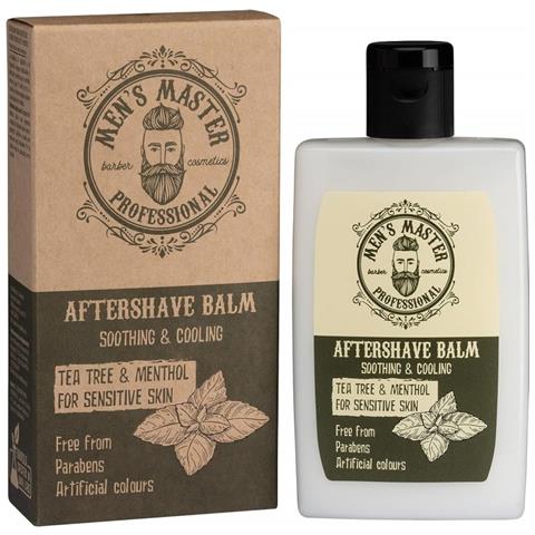 Balsamo Dopobarba Con Tea Tree E Mentolo Per Pelli Sensibili Idratante E Nutriente ""men's Master"" (120ml) - Foto 1