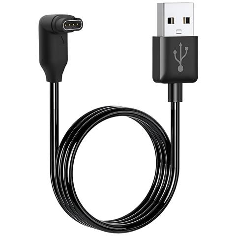Caricabatterie Per Smartwatch Garmin Cavo Usb A Gomito Silicone 1m - Foto 4