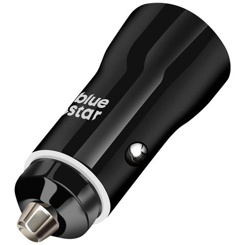 Caricabatterie Auto Usb-c 25w + Usb 18w + Cavo Usb-c Compatto, Nero - Foto 5