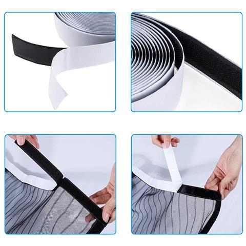 Tenda Per Porta Con Zanzariera Black M - Foto 5