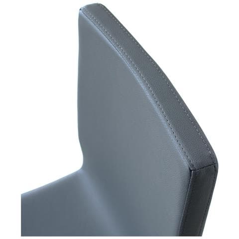 Sedia Trudy Gambe Bianche Cuscino Grigio 11 - Foto 3