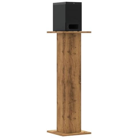 Supporti Altoparlanti 2 Pz Rovere 30x30x95 Cm In Multistrato - Foto 3