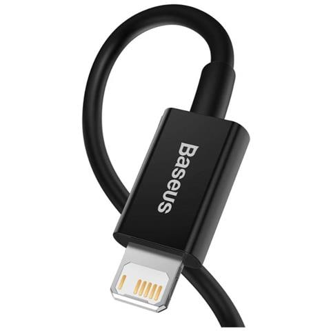 Cavo Di Ricarica E Trasferimento Fast Usb-lightning 2,4a 2m, Nero - Foto 2