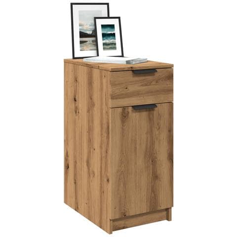 Scrivania Rovere Artigianale 34x36x50 Cm In Legno Multistrato - Foto 1