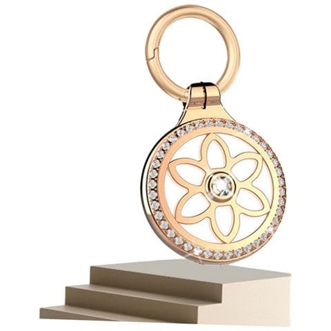 Custodia In Metallo Premium Per Airtag: Protezione Completa E Design Anti-smarrimento Pinkgold - Foto 2