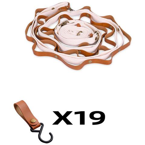 Corda Per Tendalino Da Esterno Con Ganci - Colore Kaki Khaki - Foto 2