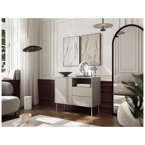 1D2S Cassettiera TRESSE 100x40x75 cashmere opaco - Foto 4