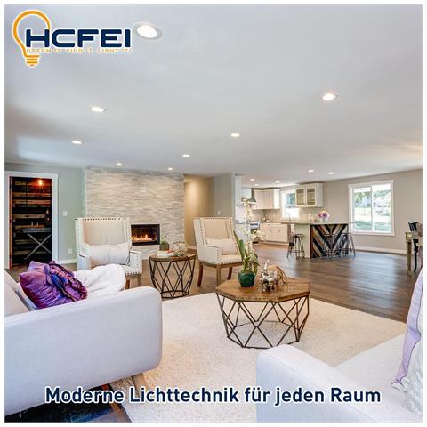 Hcfei Faretto Led Ultra Piatto, 3.5w, 230v, Bianco Opaco, 6 Pezzi - Foto 2