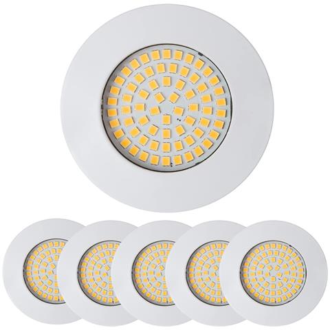 Hcfei Faretto Led Ultra Piatto, 3.5w, 230v, Bianco Opaco, 6 Pezzi - Foto 1