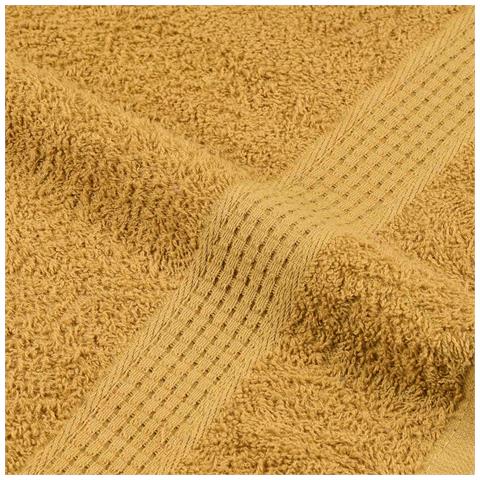 Asciugamani 4 pz Oro 50x100 cm 360 g/m² 100% Cotone - Foto 7