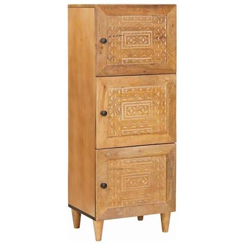 Credenza con lo scaffale Marrone chiaro 40 x 33 x 110 cm - Foto 1