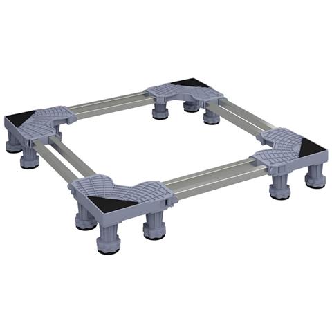 Base Lavatrice Grigio 67 x 67 x 12 cm Metallo - Foto 1