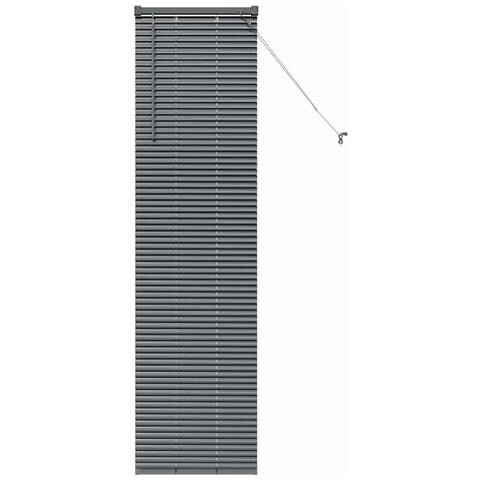 Tenda per Finestra con tende Manuale Grigio scuro Alluminio - Foto 1