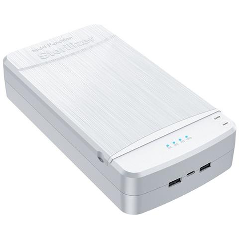 Scatola Sterilizzatrice Uv Multifunzionale Con Doppia Porta Di Ricarica Usb White - Foto 1