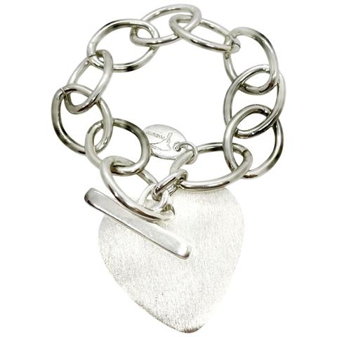 Bracciale Con Chiusura A Cuore Grande - Foto 1