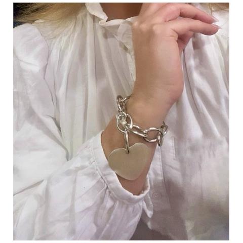 Bracciale Con Chiusura A Cuore Grande - Foto 4