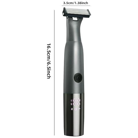 Kit Elettrico 3-in-1 Per La Cura Personale: Rifinitore Per Naso, Corpo E Barba Con Display Led - Foto 2