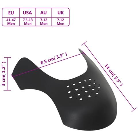 Protezioni Antipiega per Scarpe 2 Paia EU 41-47 in Plastica - Foto 8
