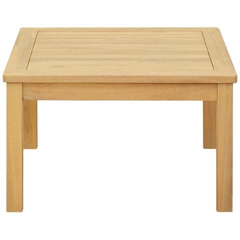 Tavolino da salotto Acacia chiaro 60 x 60 x 36 cm - Foto 2