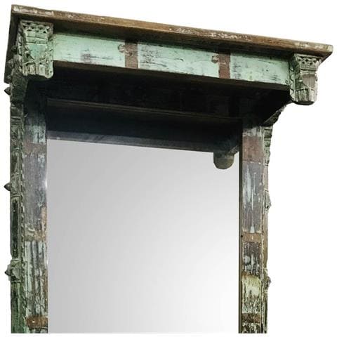 Sgabello Da Mobile Da Ingresso In Legno 83x44x185h - Foto 2