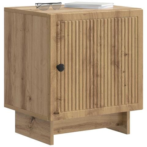 Armadio da Notte 2 pcs Rovere Artigianale 43 x 34,5 x 50 cm - Foto 2