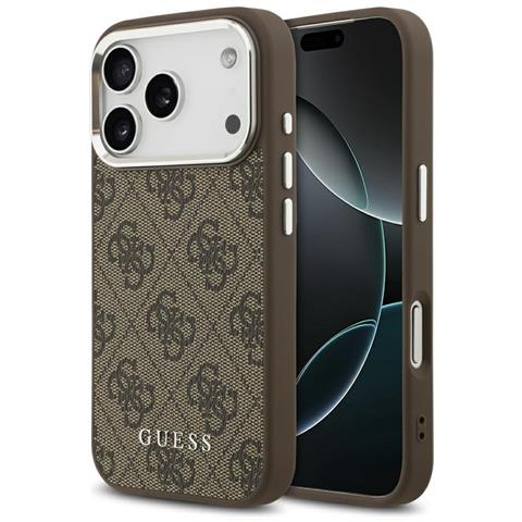Custodia Per Iphone 17 Pro Max Marrone Magsafe Guess - Foto 1