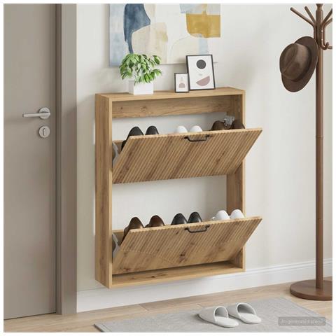 Mobiletto per Scarpe da Muro HOORN 71 x 17 x 86 cm - Foto 2