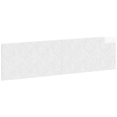 Testiera da Muro DELFT Bianco Lucido Legno ingegnerizzato - Foto 1