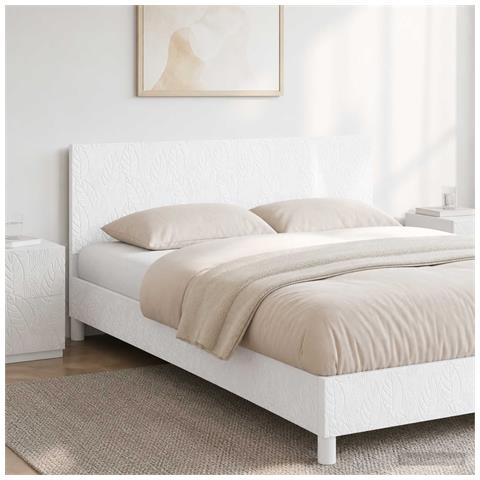 Testiera da Muro DELFT Bianco Lucido Legno ingegnerizzato - Foto 2