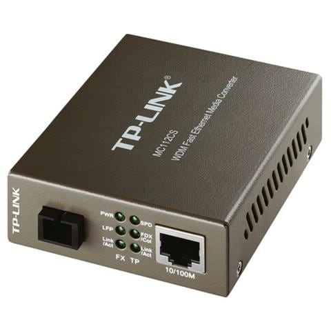 WDM (L-H) Fast Ethernet Media Converter, monomodale SC 100BASE-FX MC112CS - Foto 1