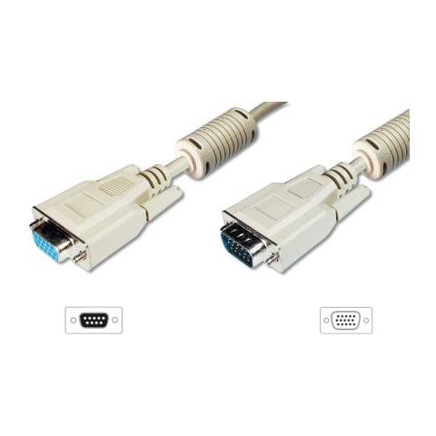 AK-310203-100-E, 10m, VGA (D-Sub) , 2 x VGA (D-Sub) , Sacchetto - Foto 1