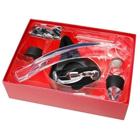 Magic Decanter Aeratore Ossigenatore Vino Filtro Anti Impurità Supporto Calice Enoteca - Foto 2