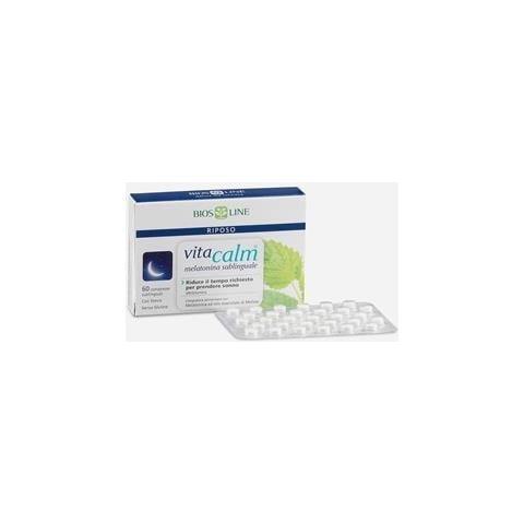 Bios Line Vitacalm Melatonina Sublinguale 60 Compresse 1 Mg - Foto 1