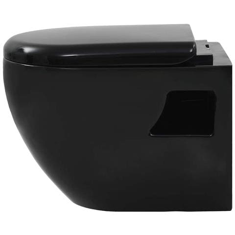 Wc Sospeso In Ceramica Nera - Foto 9